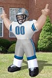 Detroit Lions Tiny Inflatable Lawn Figurine