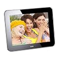 Kodak W730S Pulse Digitaler Bilderrahmen (17,8 cm (7 Zoll) Touchscreen, 4:3, 512 MB interner Speicher, WLAN, Bilder per Email einspielen (eigene email Adresse), SD/SDHC/MMS/MS Kartenslot, Bewegungssensor)