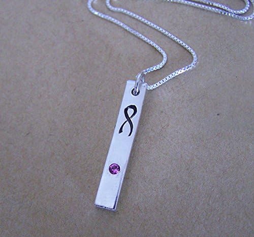 Sterling Awareness Personalized Necklace