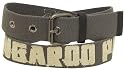 Kangaroo Poo Mens Belt Charcoal