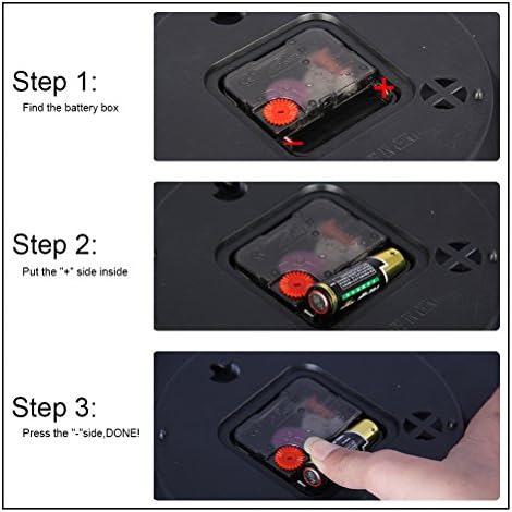 RUIFA Indoor Silent 10-Inch Precedent Decorative Wall Clock with Arabic Numerals (Brown)