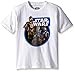 Star Wars Big Boys' T-Shirt, White, Large/14-16
