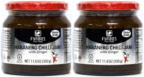 Fynbos Habanero Chilli Jam with Ginger 2 Pack