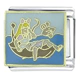 Alice In Wonderland Pool Of Tears Italian Charms Bracelet Link