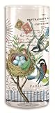 Michel Design Works Bird Nest Glass Vase, 4 by 9-Inch