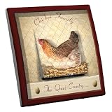 Decorupteur - Poule - Interrupteur decore pour la touche deco finale de votre cuisine en simple va et vient - Decor indelebile - PAS D'ADHESIF -