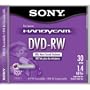 SONY 3DMW30 8CM DVD-RW Discs For Video Cameras - Three Pack