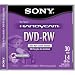 SONY 3DMW30 8CM DVD-RW Discs For Video Cameras - Three Pack