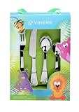 from Viners Viners Childrens Jungle Cutlery Set, Gift Box,  4 Piece (Model 801078)