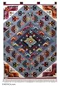 Wool tapestry, 'Birds of Ayacucho'