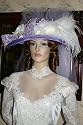 Victorian Hat Victorian Tea Hat Church Hat Easter Hat Design by Darna "Miss Lavender Crystal Fairy"