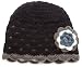 prAna Women's Flower Beanie, Black, One Size
