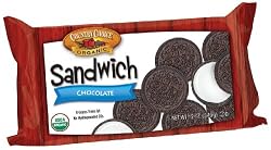 Country Choice Organic Chocolate Sandwich Cremes, 12-Ounce Packages (Pack of 6)