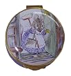 English Enamel Handpainted Box Beatrix Potter- Hunca Munca with Broom
