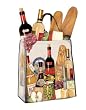 Wine Lovers Plastic Tote Bag