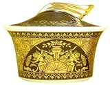 Versace by Rosenthal Arcadia (Medusa Gold) Covered Sugar