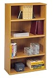 Bush(R) Universal 49in. Bookcase, 4 Shelves,  Oakridge Oak
