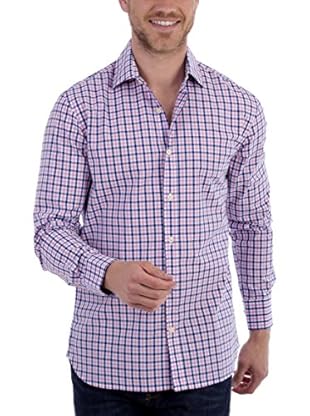 BLUE COAST YACHTING Camisa Hombre (Azul / Rosa)