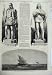 1867 Statue King James Charles Arab Dhow Penguin Aden