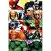 All Products : Marvel Heroes - Comic Poster (Heroes Vs. Villains) (Spider-Man, Wolverine, Captain America, Hulk...) (Size: 24" x 36")