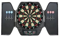 Carromco Elektronisches Dartboard Cabinett Mirage-301, schwarz, 93215