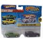 Hot Wheels Color Shifters Cars Street Race with 67 Camaro & Mitsubishi Langer Evolution Car Set