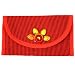 Cloth Spectacle Cover With Red Black Stripe Design And Shells