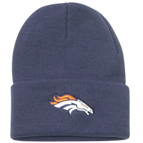 Denver Broncos Classic Cuffed Knit Winter Hat - Navy
