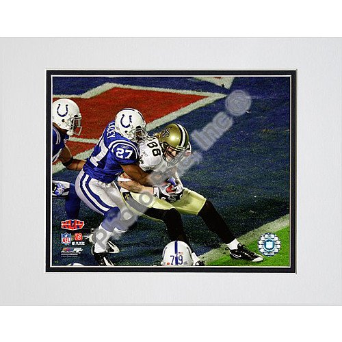 Photo File New Orleans Saints Super Bowl XLIV Champions Jeremy Shockey Matted Photo
