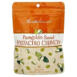 Mareblu Naturals Pumpkin Seed Pistachio Crunch, 4-Ounce Pouches (Pack of 8)