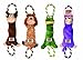 KONG - Tugger Knots Monkey - Tug of War Dog Toy, Minimal Stuffing and Looped Ropes for added Strength - For Small/Medium Dogs