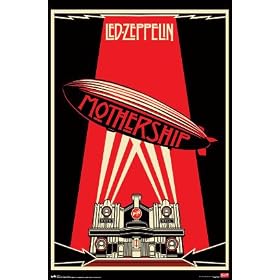 Led Zeppelin Mothership Graphic Page Plant 22x34 Poster