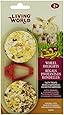 Living World 2-Pack Small Animal Wheel Pet Treat Delights, 2.4-Ounce, Apple/Banana/Orange