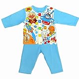 (バンダイ)BANDAIベビー それいけアンパンマン ニットキルト長袖パジャマ サックス 80