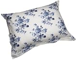 Pinzon 150-Gram Printed Flannel Standard Sham, Blue Rose