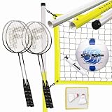 Franklin Sports Advanced Badminton/Volleyball Set