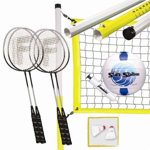 Franklin Sports Advanced Badminton/Volleyball Set