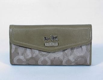 Coach 44434 Madison Slim Envelope Wallet Khaki Coach 44434 Madison Slim Envelope Wallet Khaki