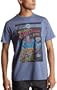 Junk Food Clothing Men's Superman Short Sleeve T-Shirt,Light Navy,X-Large
