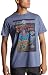 Junk Food Clothing Men's Superman Short Sleeve T-Shirt,Light Navy,Large