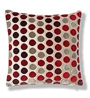 Cut Velvet Spotted Cushion