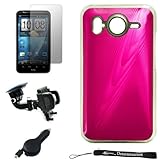 Premium Metallic Pink Design Cover / Snap On Crystal Protective Hard Case f ....