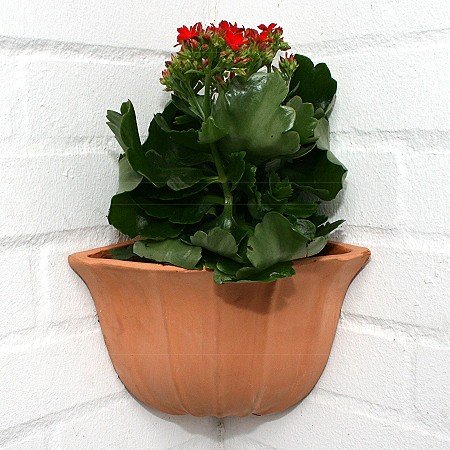 MEDITERRANER WANDPFLANZTOPF BLUMENTOPF TERRACOTTA