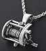 Kabana Fishing Reel Charm Necklace