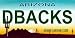LP-2100 Arizona State Background License Plates - Dbacks