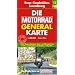 Motorrad Generalkarte Deutschland Bonn, Saarbrücken, Luxembourg 1:200 000