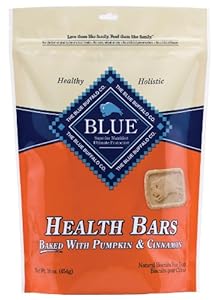Blue Buffalo Health Bars for Dogs, Pumpkin and Cinnamon, 16-Ounce Bag