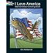 I Love America Stained Glass Coloring Book (Dover Pictorial Archives)
