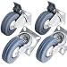 Set Transportrollen 4 St�ck Lenkrollen 75mm Rollen 50KG
