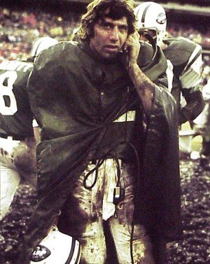 Joe Namath New York Jets 16x20 Photo (Covered In Mud)